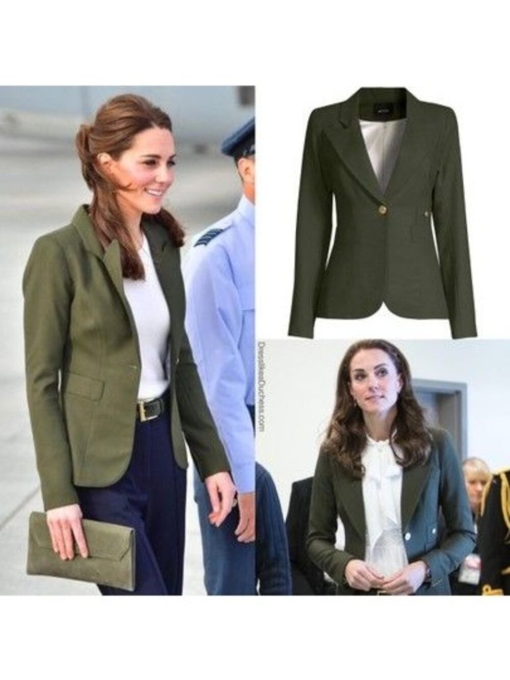 Smythe Duchess Wool Blazer Jacket in Army Green 10